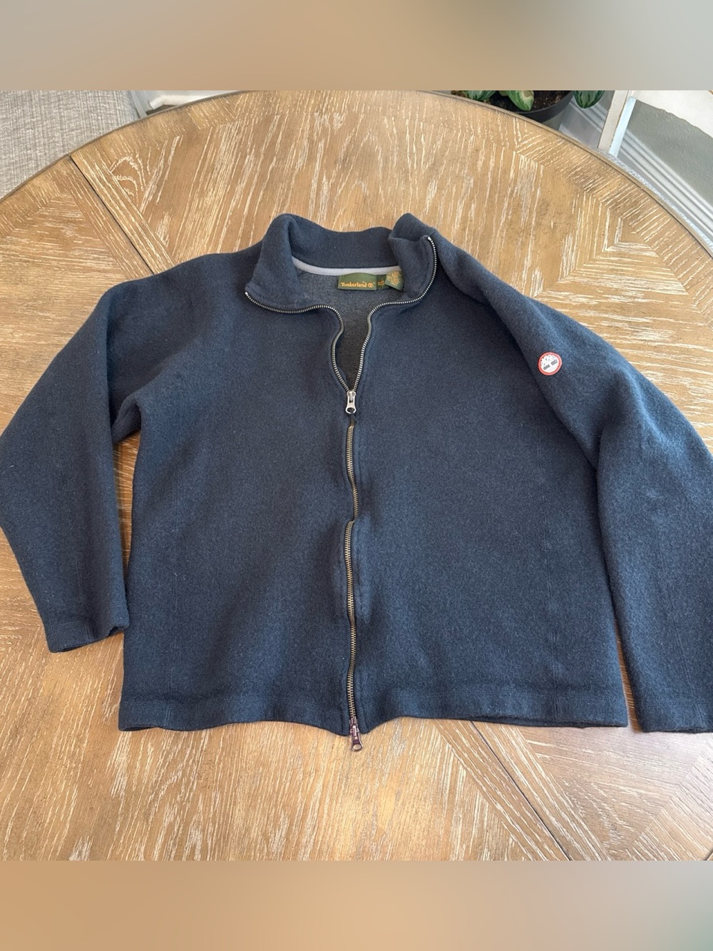 Timberland Dark gray Zip-Front wool blend Jacket